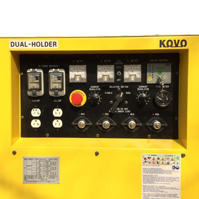 Многофункциональный ково EW320DST сварщик с двигателем, легкий в эксплуатации, частота импульса 50/60 Гц