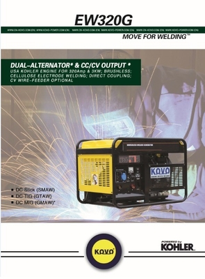 DC MOTOR KOVO EW320G бензиновый генератор сварки для Groupe Autonome De Soudage