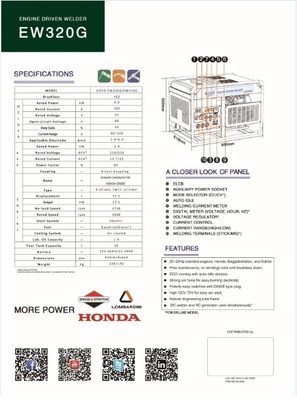 DC MOTOR KOVO EW320G бензиновый генератор сварки для Groupe Autonome De Soudage