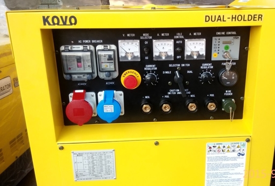 80% номинальный рабочий цикл 40°C KOVO EW400DST Двигательная дизельная сварка Motosoldadoras