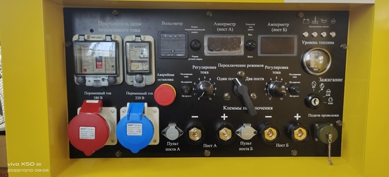 80% номинальный рабочий цикл 40°C KOVO EW400DST Двигательная дизельная сварка Motosoldadoras